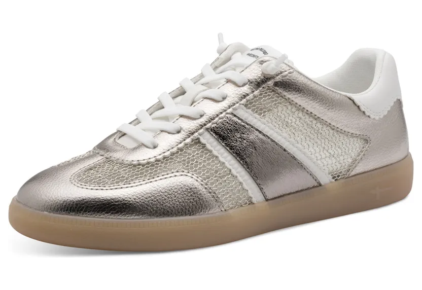 Tamaris sneaker Donkerbeige / Wolwit (23639957)