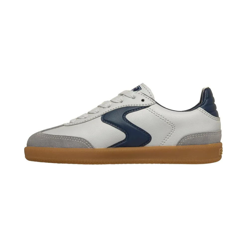 Skechers Hotshot “Junior Varsity Sneaker Grey / Marine” (418005LGYNV)