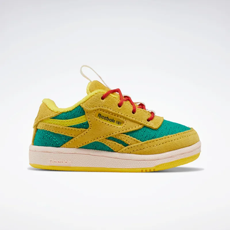 Reebok De Animals Observatory Club C Revenge Shoes Go Yellow / Jade Stone / Pale Pink