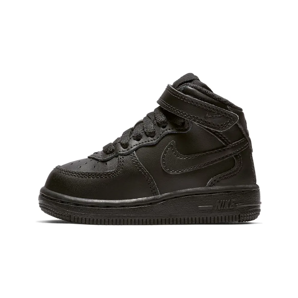 Nike Air Force 1 Mid Black Black (TD)