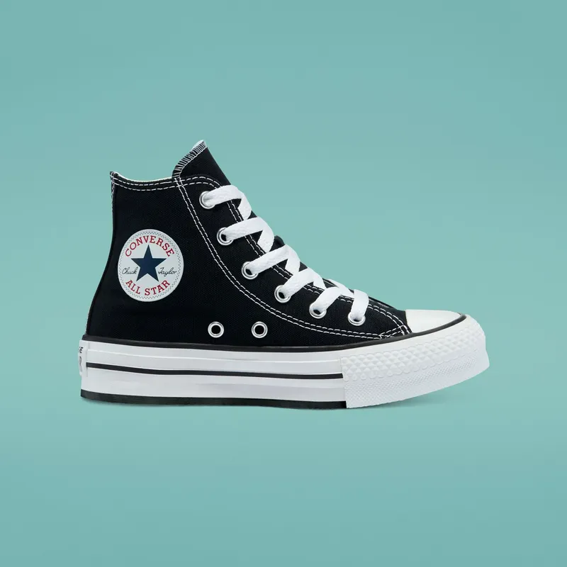 Converse Converse Color EVA Platform Chuck Taylor All Star High Top Black/white/black (671107C)