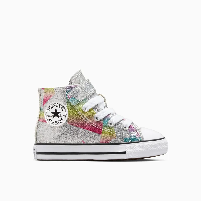 Converse Chuck Taylor All Star Easy-On Prism Glitter Pure Silver/aqua Soul/white