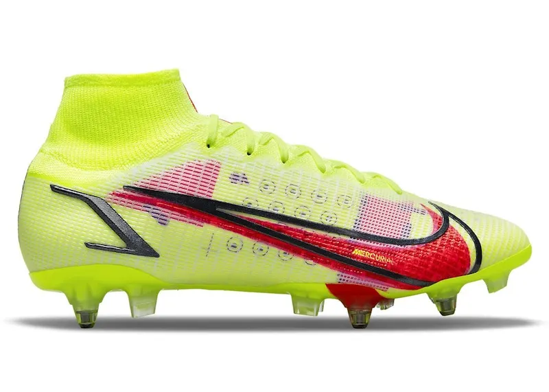 Nike Mercurial Superfly 8 Elite SG-Pro AC Volt Black Bright Crimson (CV0960-761)