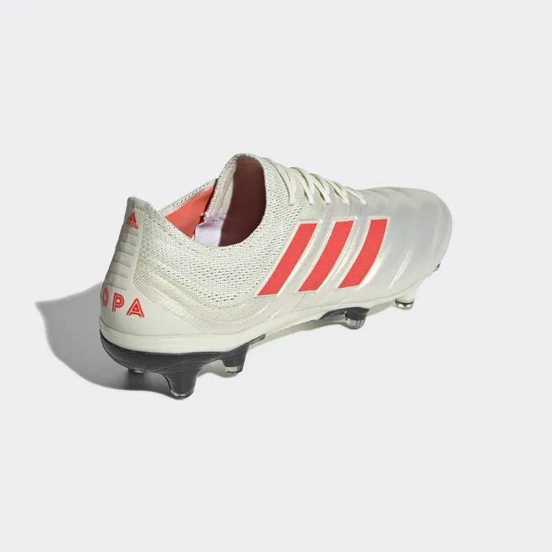 adidas Copa 19.1 Firm Ground Cleat Off White Solar Red Off White/Solar Red/Core Black (BB9185)