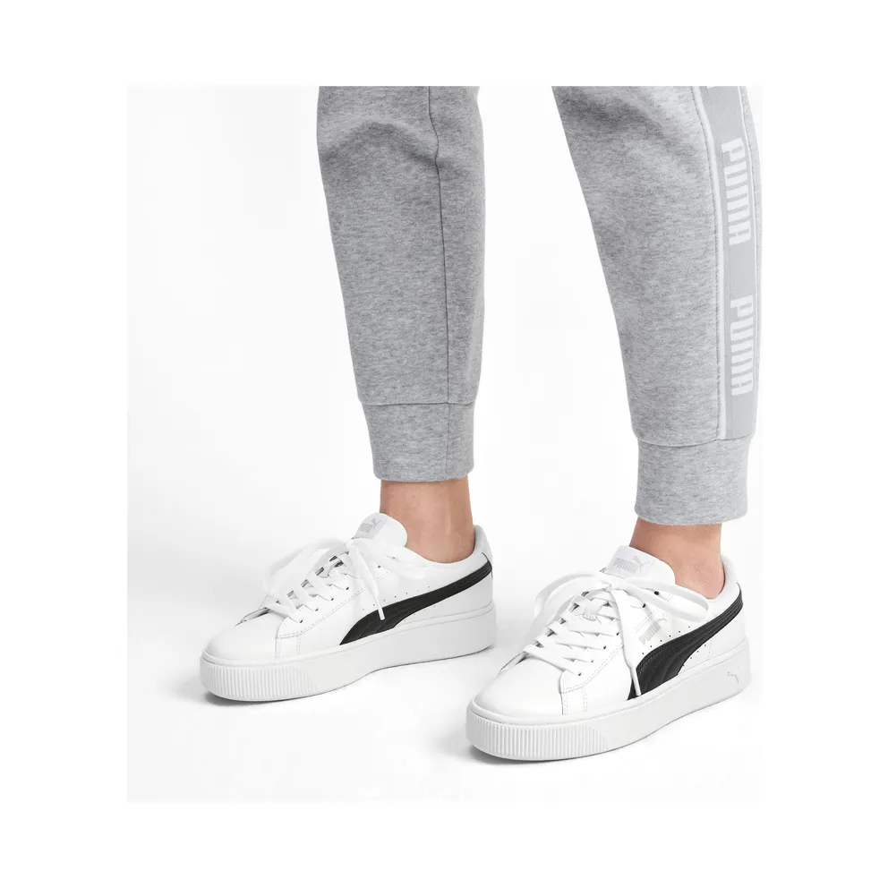 Puma Vikky Stacked White/Black (369143-07)