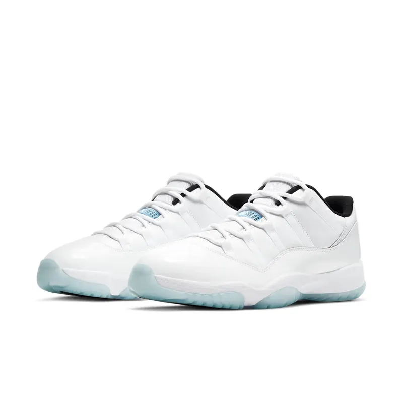 Jordan 11 Retro Low Legend Blue (GS) – “White / Legend Blue / White” (AV2187-117)