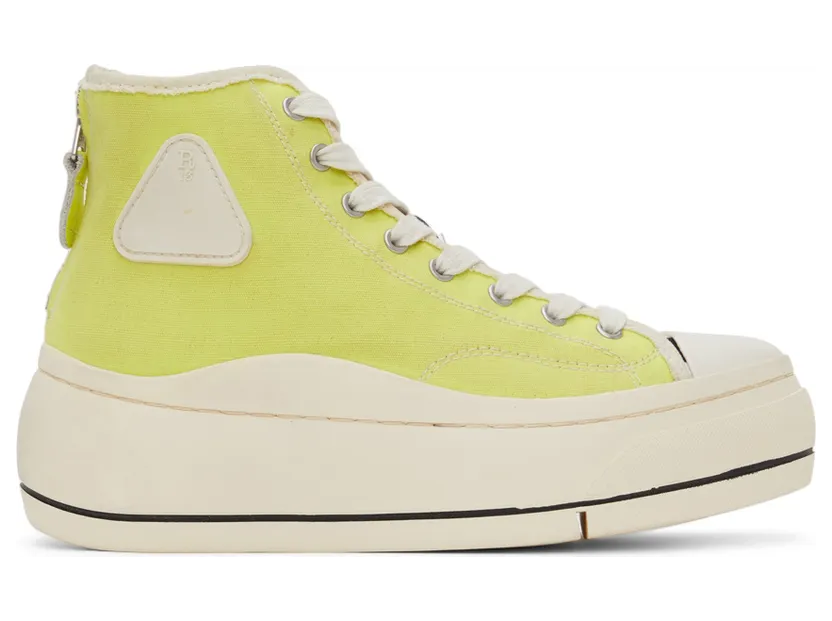 R13 Green Kurt High-Top Sneakers (R13S5029M-S044A)