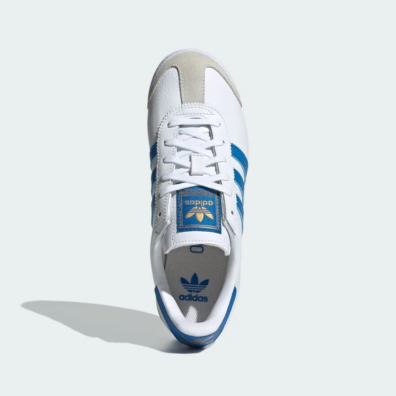 Adidas Samoa Cloud White / Blue Bird / Gold Metallic (JQ5092)