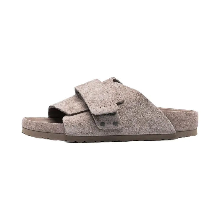 Birkenstock Kyoto Suede “Grey Taupe – Narrow” (1022329)