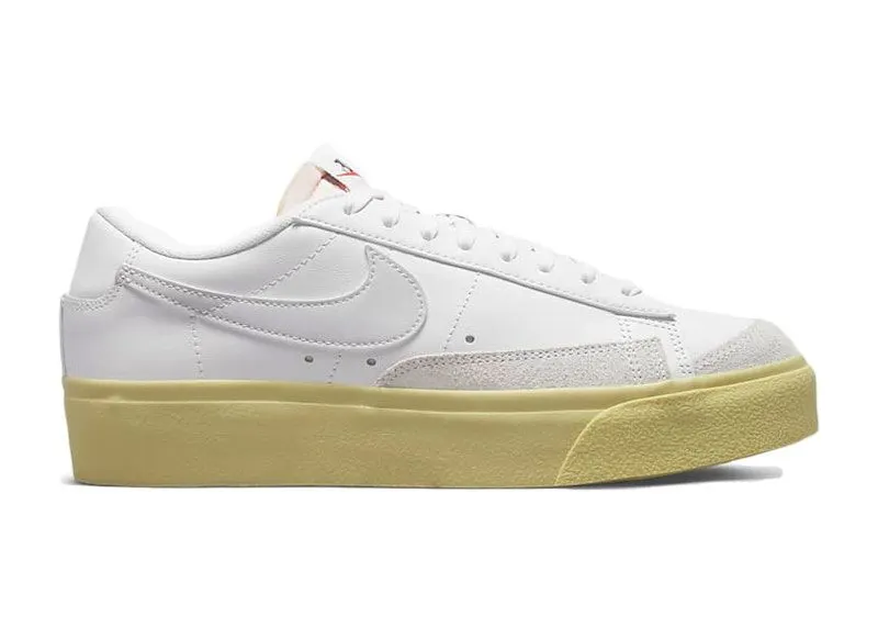Nike Blazer Low Platform White Lemon Wash (DJ0292-109)