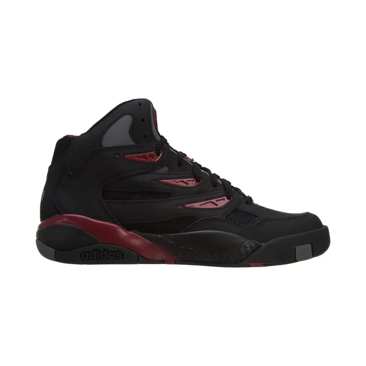 adidas Mutombo 2 Originals Basketball Shoe Cblack/Cblack/Cburgu (C75206)