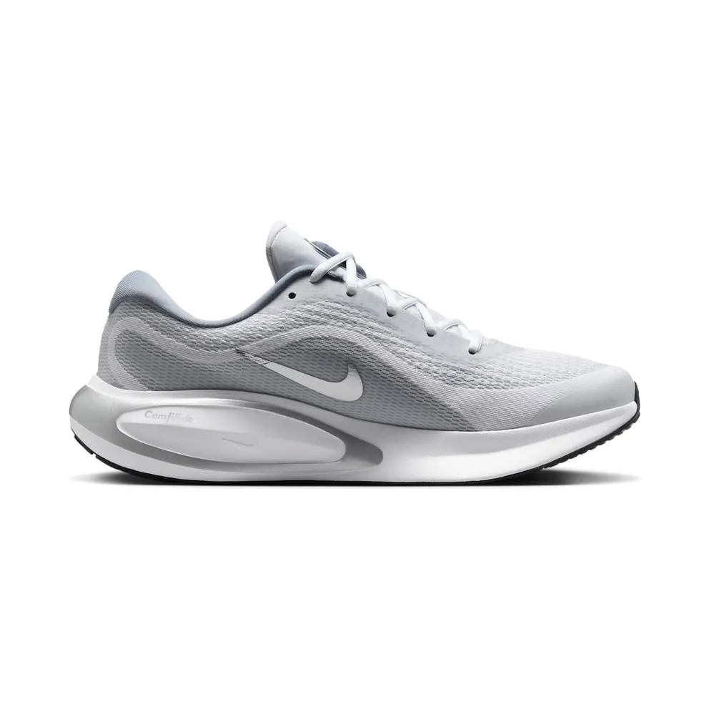 Nike Journey Run “White / Black / Ashen Slate / Metallic Silver” (FN0228-104)