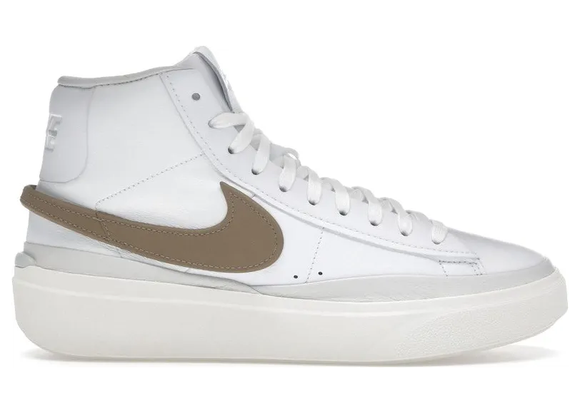 Nike Blazer Phantom Mid White Khaki (DX5800-102)