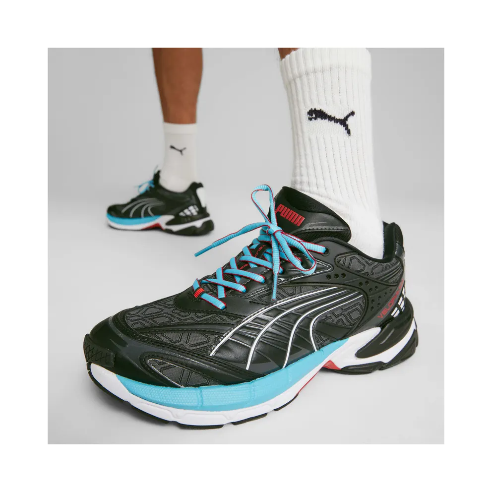 Puma Luxe Sport Velophasis Black/Blue (390537-01)