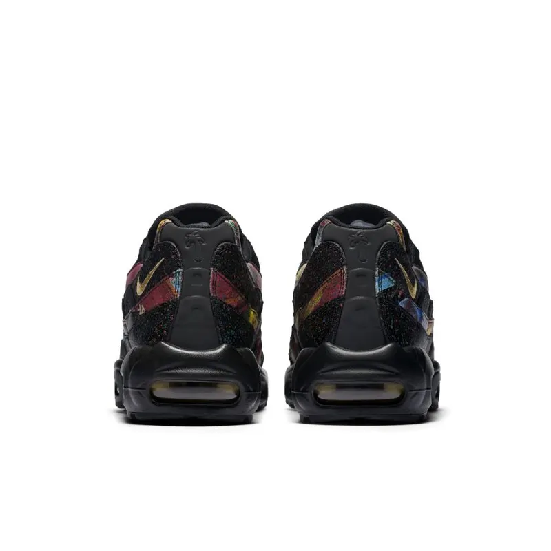 Nike Air Max 95 Galaxy Splatter Black/Metallic Gold-Cobalt Blaze (AT6142-001)