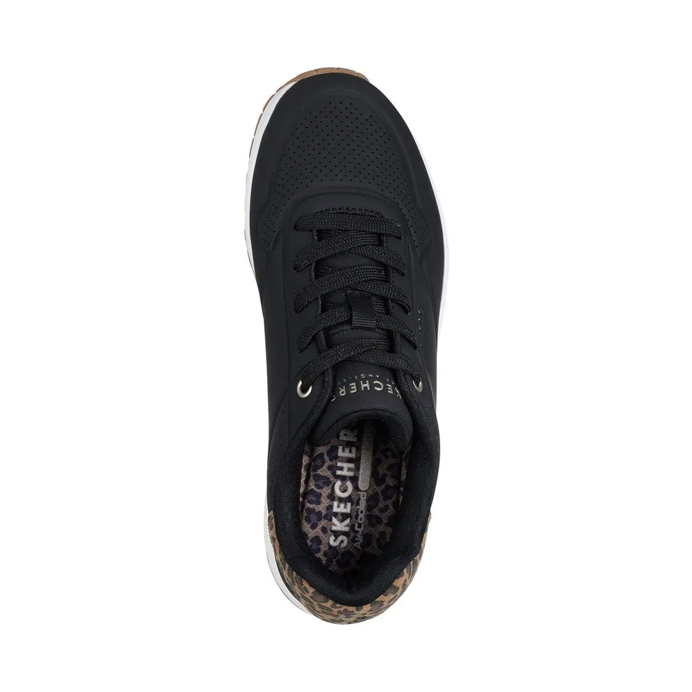 Skechers UNO – Jungle Nite Sneaker Black/Luipaard