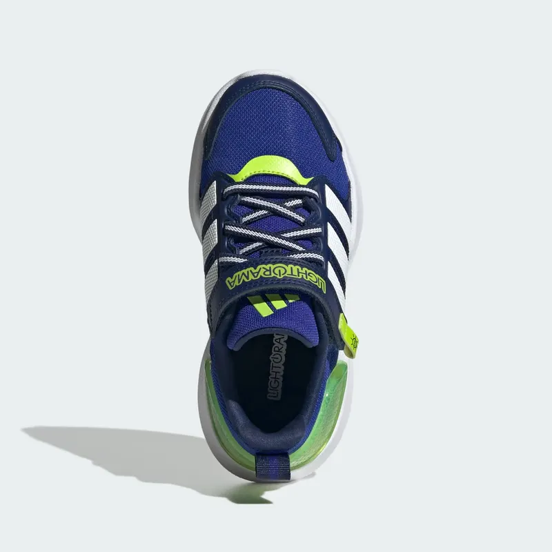 Adidas Lightorama Kids Lucid Blue / Cloud White / Solar Slime (JQ4158)