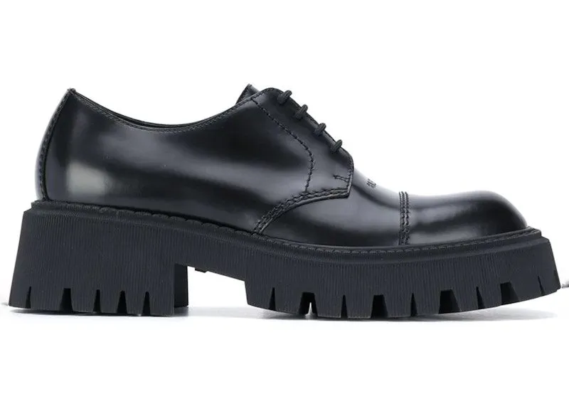 Balenciaga Tractor Black Leather (615697WA8E91000)
