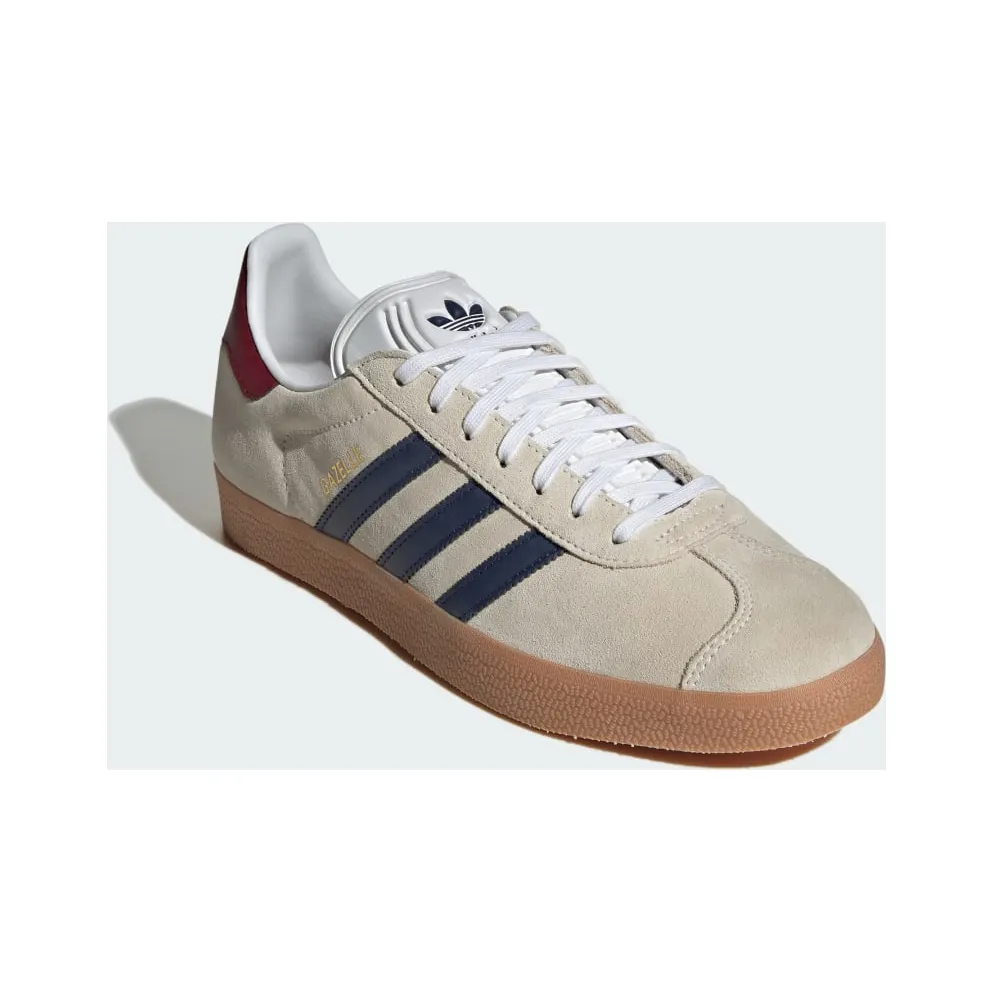 adidas Gazelle Off White / Dark Blue / Collegiate Burgundy (IE0546)