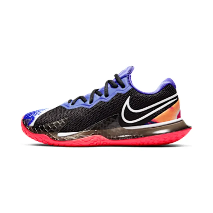 NikeCourt Air Zoom Vapor Cage 4 Hardcourt “Black / Laser Crimson / Persian Violet / White” (CD0431-003)