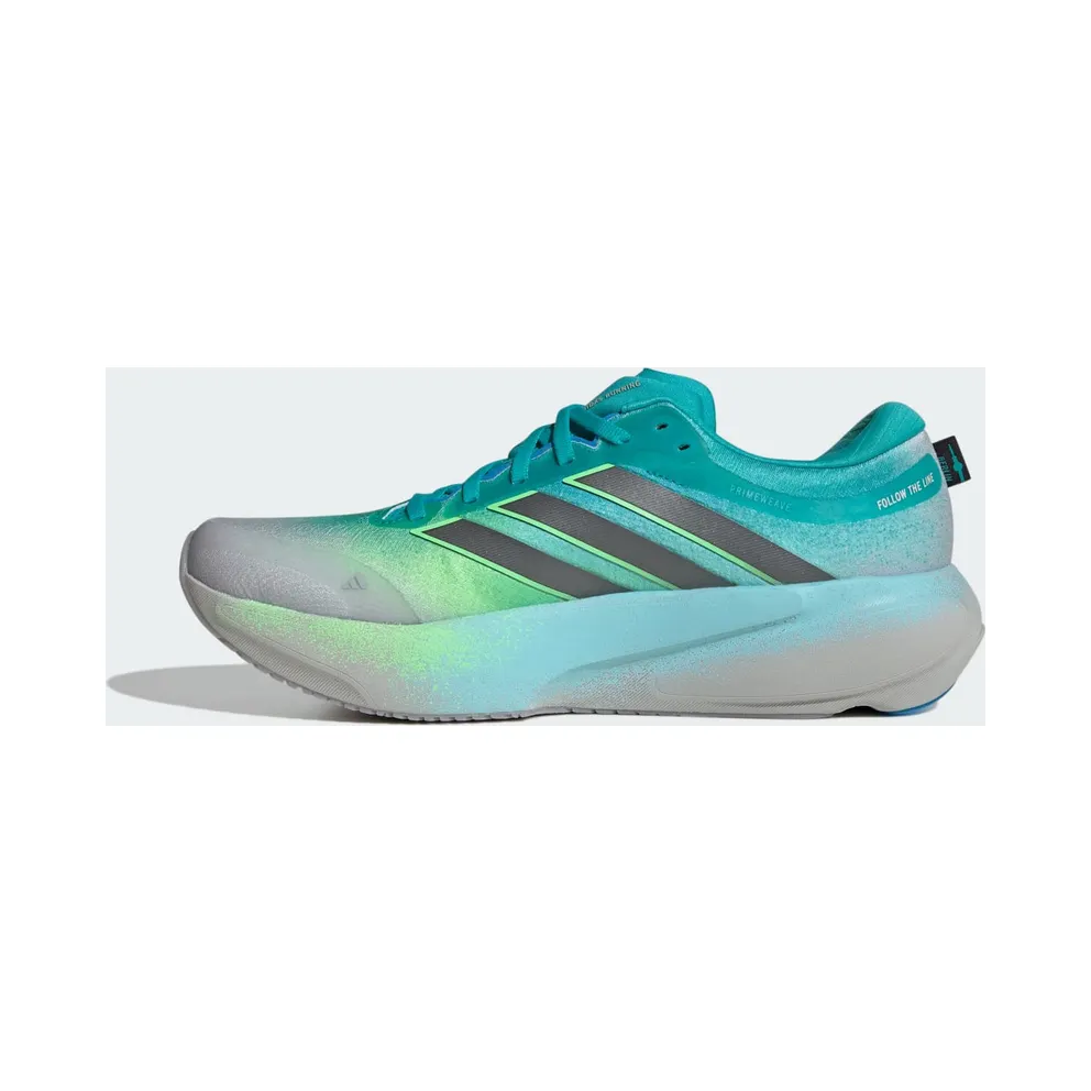 Adidas SUPERNOVA RISE 3 Running Shoes Grey Two / Iron Metallic / Lime Burst (JQ4528)