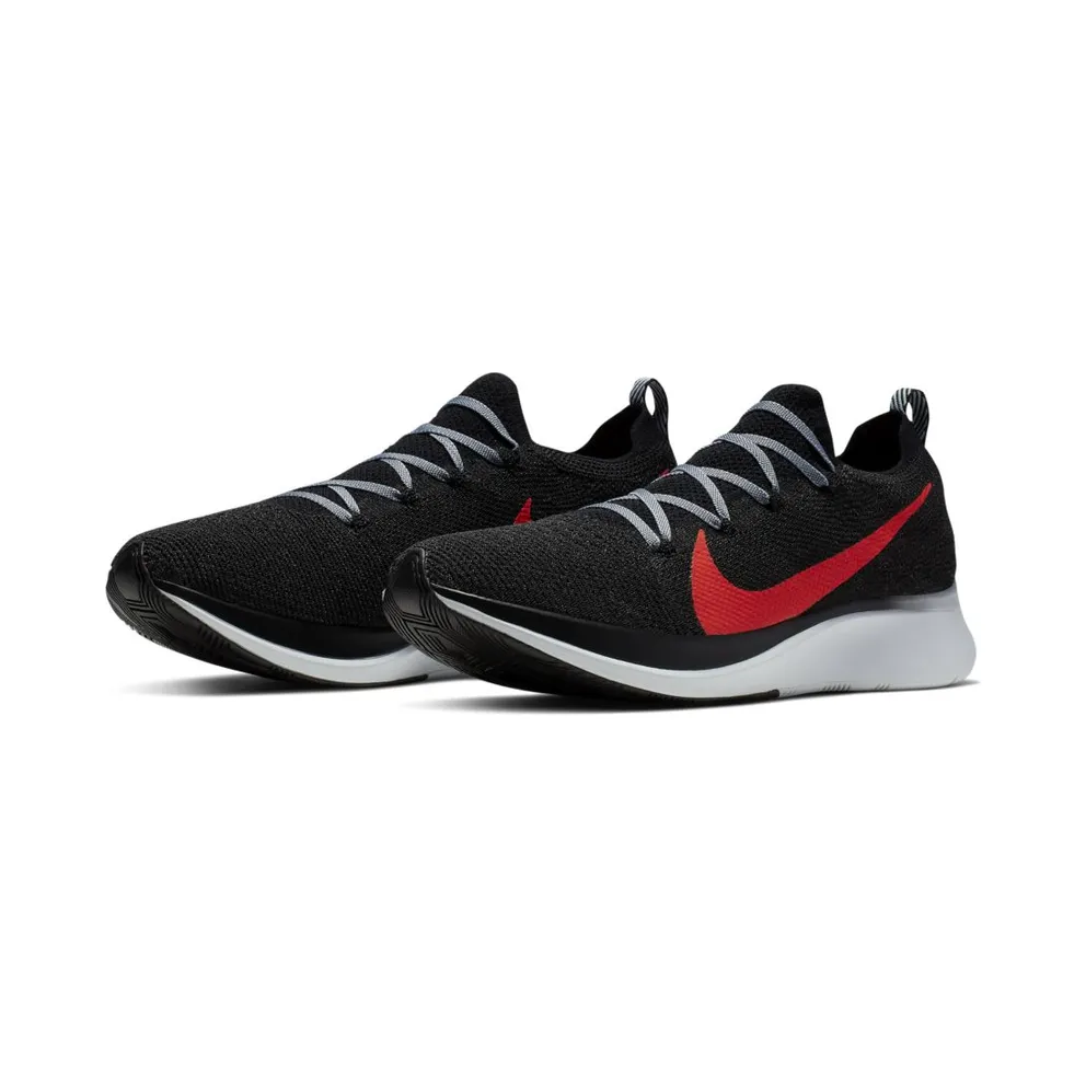 Nike Zoom Fly Flyknit Black Black Obsidian Mist Pure Platinum Bright Crimson (AR4561-005)