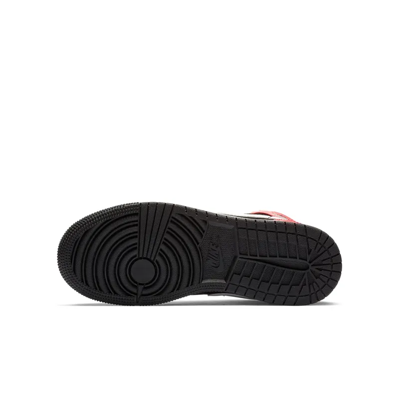 Jordan 1 Mid Infrared 23 (GS) Black/White-Infrared 23 (554725-061)