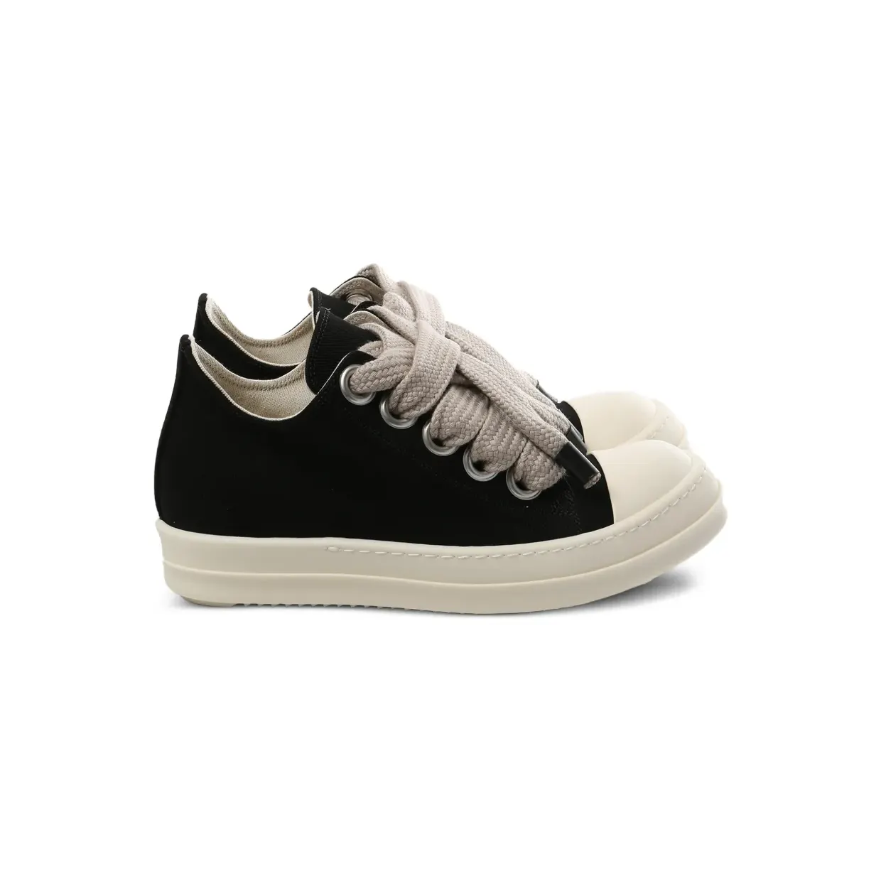 Rick Owens Drkshdw Canvas met kapneus “Black” (DS01F4819DOW2)