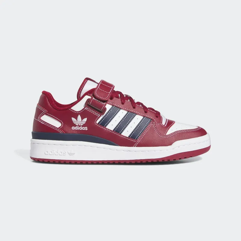 adidas Forum Low Team Collegiate Burgundy Cloud White Collegiate Navy (H03811)