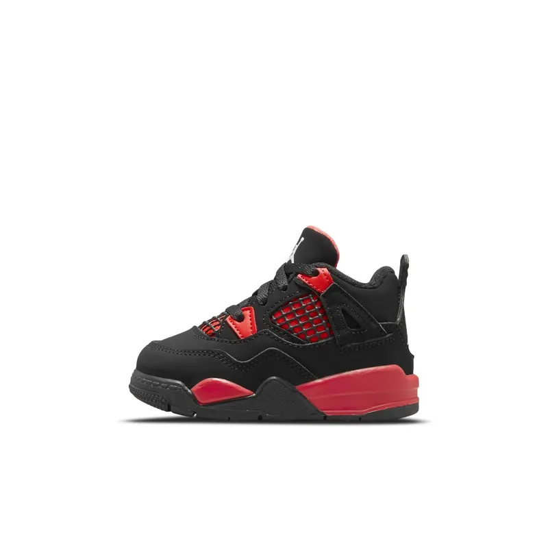 Air Jordan 4 Retro Red Thunder (TD) – “Black / Multi-color-multi-color-crimson” (BQ7670-016)