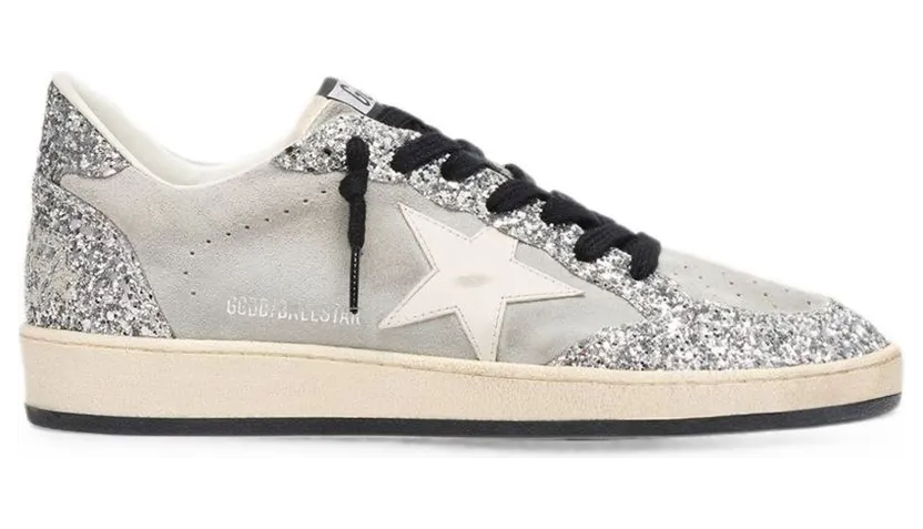 Golden Goose Ballstar Gwf00117.F008723.60379 Grey / Silver / White