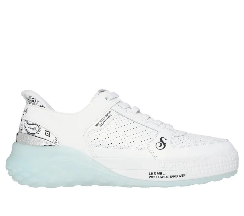 Skechers Slip-ins Snoop Dogg: Sizzle – Snoop Sizzle Toke Slip-ins – White – “White” (251170 WHT)