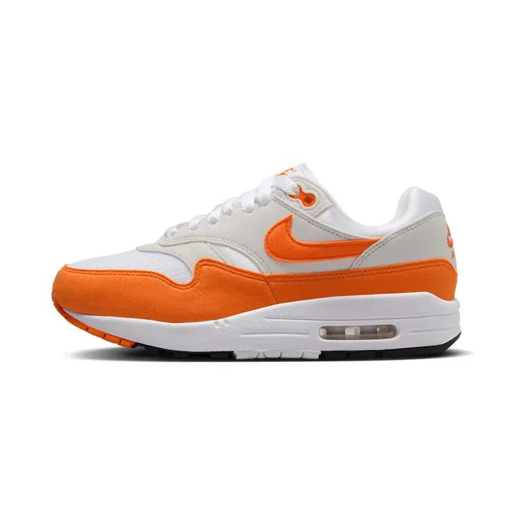 Nike Air Max 1 ’87 Safety Orange (W) “Neutral Grey / White / Black / Safety Orange” (DZ2628-002)