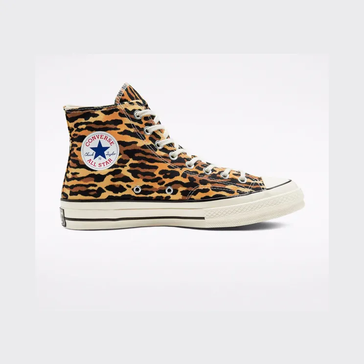 Converse Wacko Maria x INVINCIBLE x Chuck 70 High ‘Animal Print’ Brown/Egret/Black (167497C)