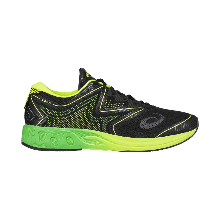 ASICS Noosa FF Black Green Gecko Safety Yellow (T722N-9085)