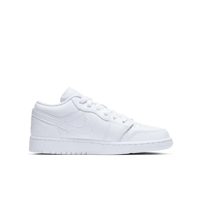 Jordan 1 Low Triple White Logo (553560-126)