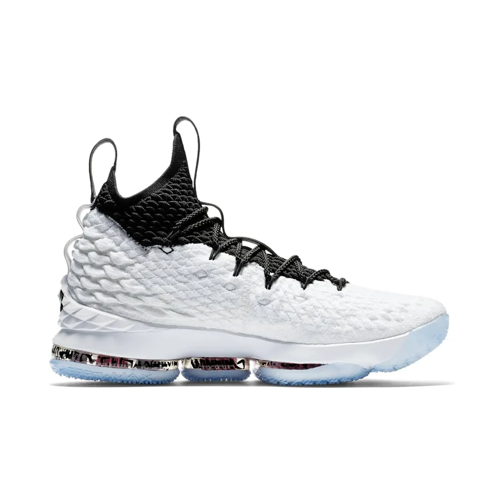 Nike LeBron 15 Graffiti White/Black-Black-University Red (AQ2363-100)
