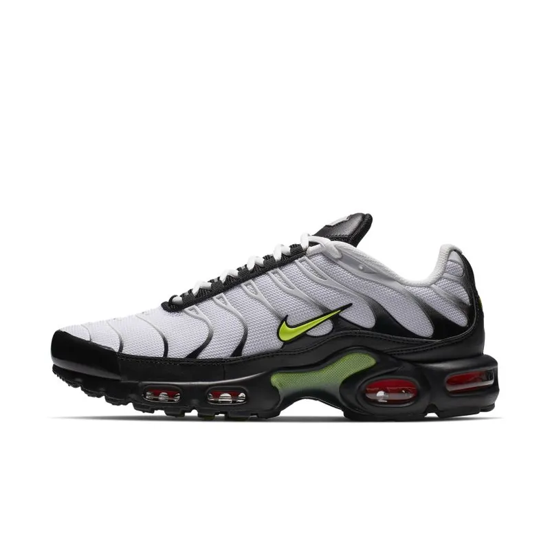 Nike Air Max Plus Retro Future White/Volt-Black-Bright Crimson (AJ2013-100)
