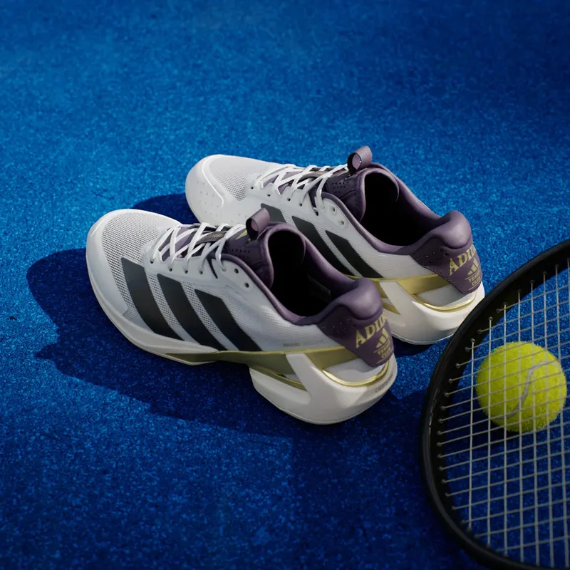 adidas Adizero Ubersonic 5 Cloud White Core Black Aurora Plum (JQ3778)