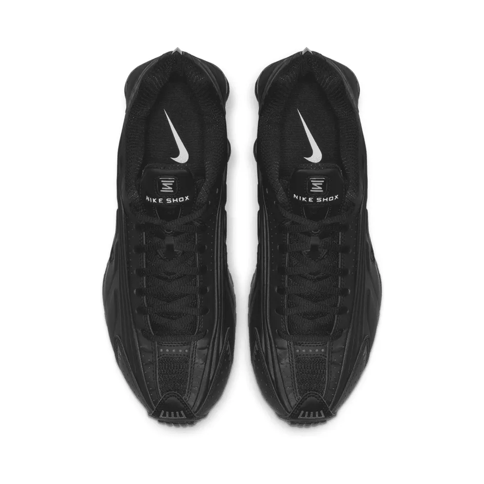 Nike Shox R4 Triple Black Matte Black/Black-White-Black (104265-044)