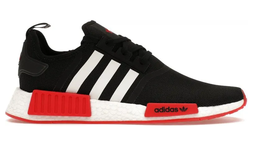 adidas NMD R1 Black Vivid Red White (GW1620)