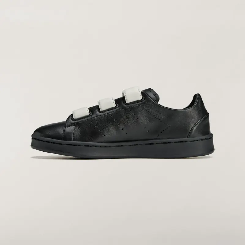 Adidas Y-3 Stan Smith Hook-And-Loop Black / Black / Orbit Grey (JR4224)