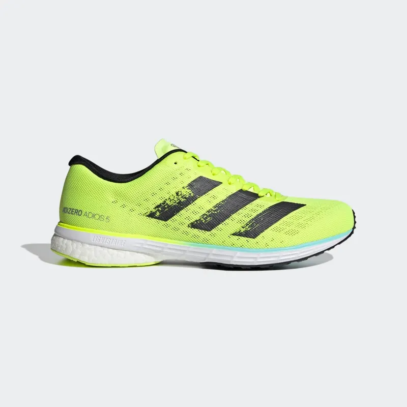 Adidas Adizero Adios 5 ‘Solar Yellow’ Solar Yellow/Core Black/Clear Aqua (FY2019)