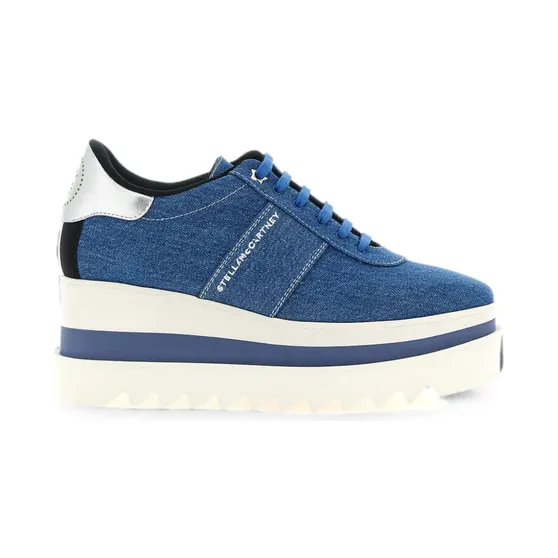 Stella McCartney Sneakelyse met plateauzool “Blue” (810757E00337)