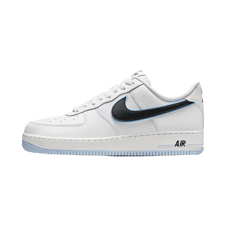 Nike Air Force 1 Low ’07 “White Black Hydrogen Blue” (IQ7593-100)