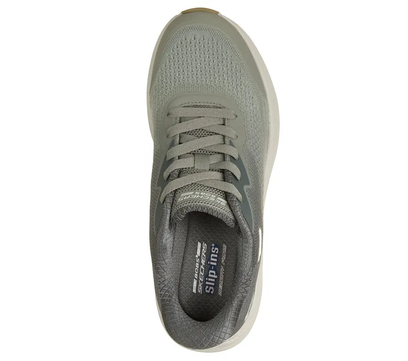 Skechers Slip-ins: BOBS Sport Skillz – Airy Stride Sneaker Olijf