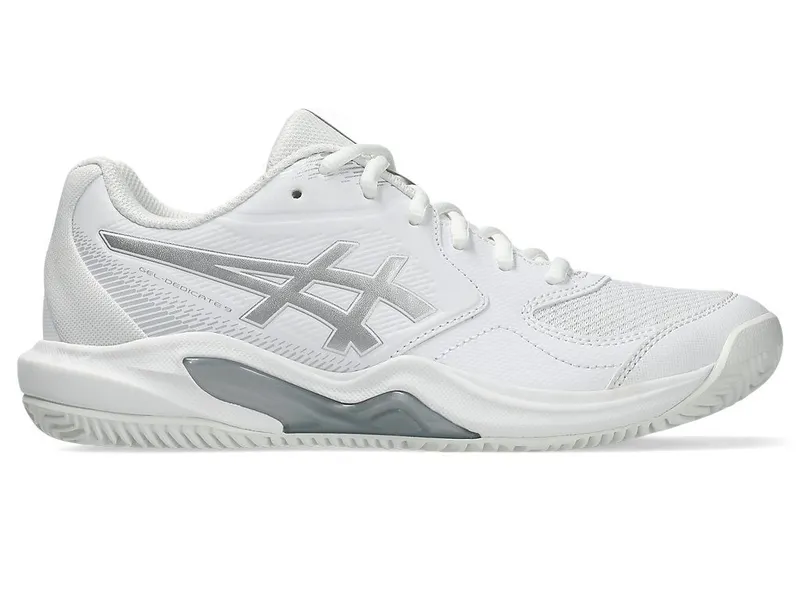 ASICS GEL-DEDICATE 9 CLAY “White / Pure Silver” (1042A314-101)