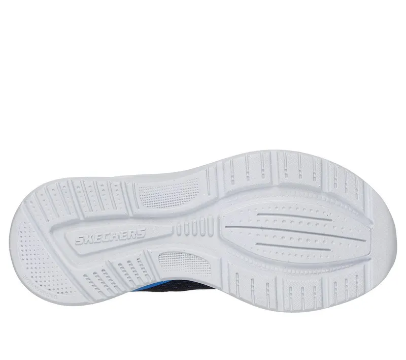 Skechers Microspec Max Advance – Squad-Pacer Sneaker Black/Blue/Limoen