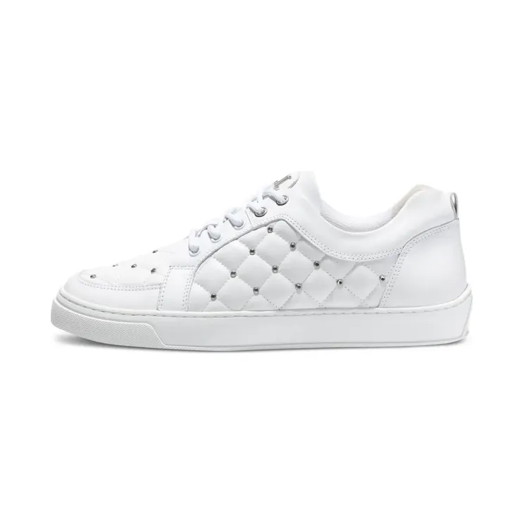 Leandro Lopes Ezio verfraaid met studs “White” (LL092P69)