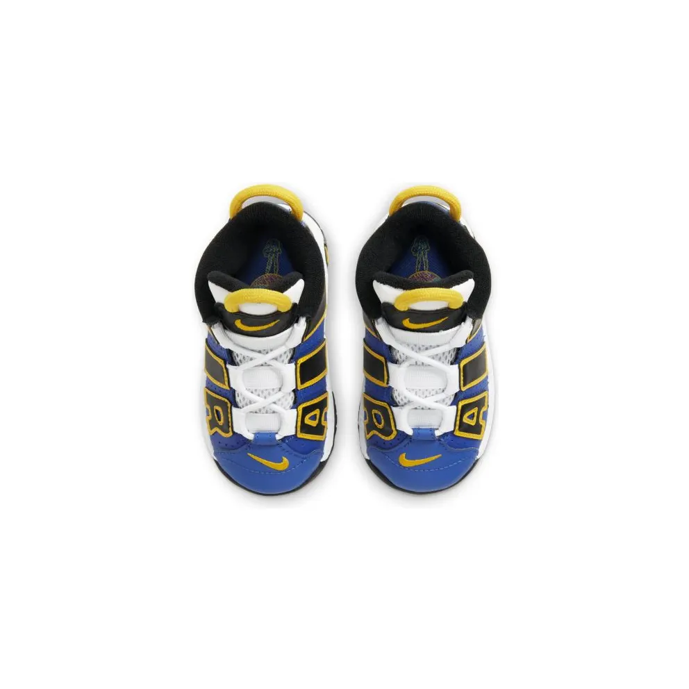 Nike Air More Uptempo Peace, Love & Basketball (TD) Game Royal/Speed Yellow-Black (DC7302-400)